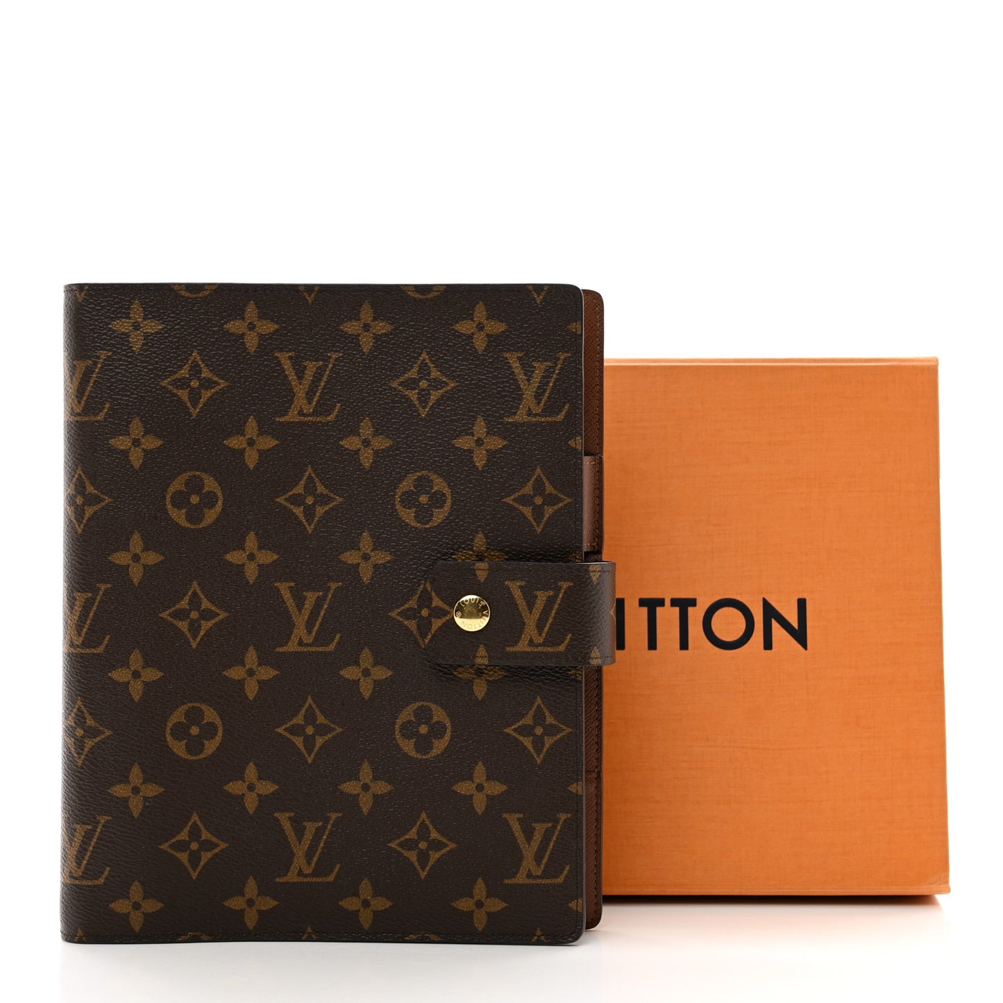 Monogram Large Ring Agenda Cover