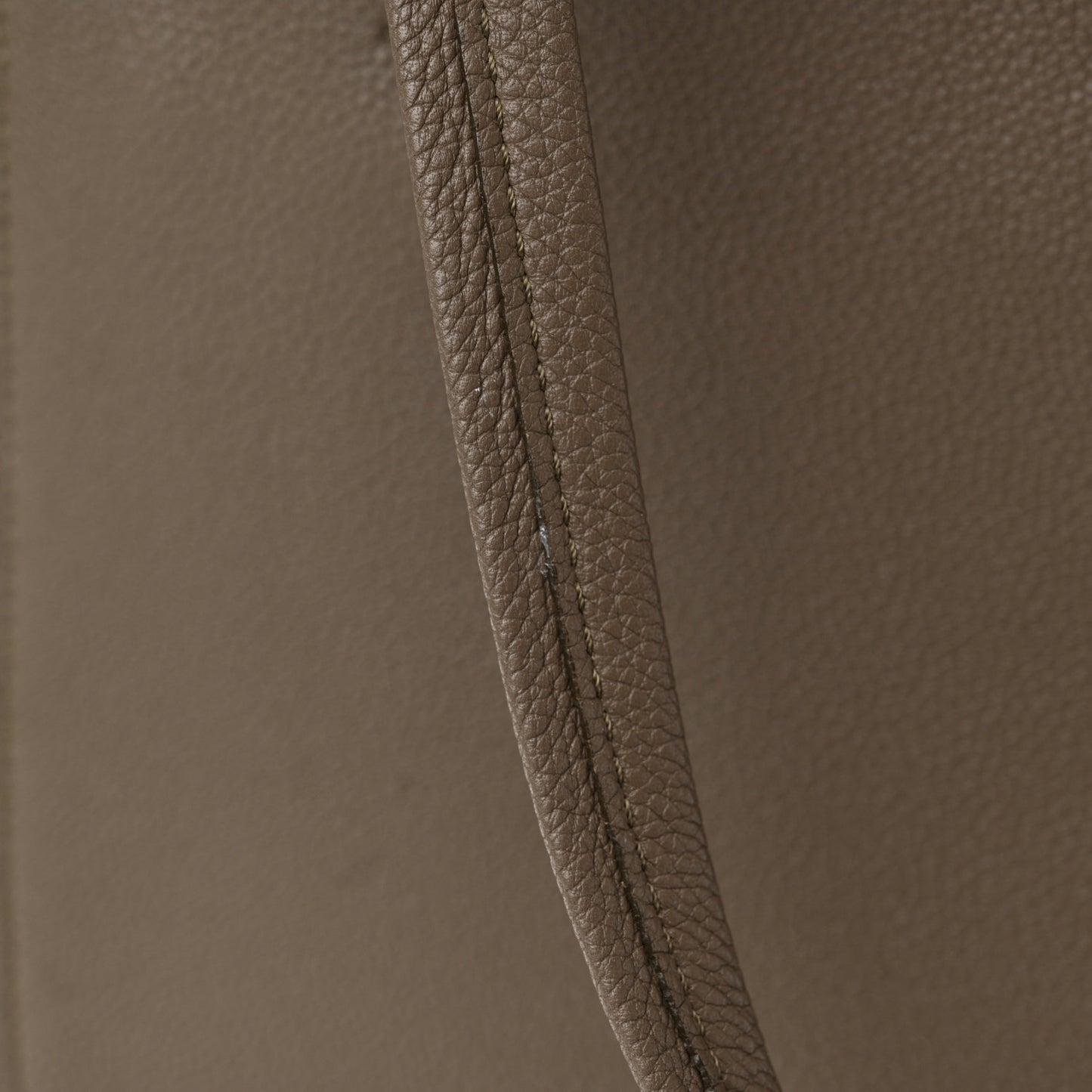 Soft Grained Calfskin Small Belt Cabas Phantom Taupe