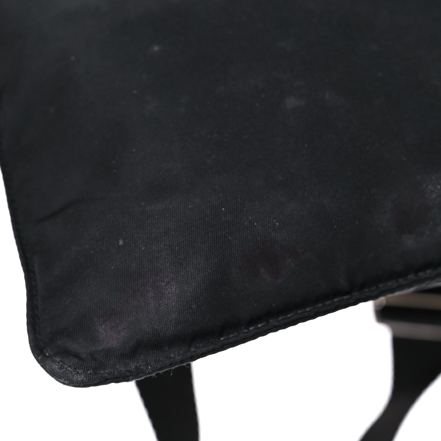 Nylon Vela Flat Messenger Bag Black