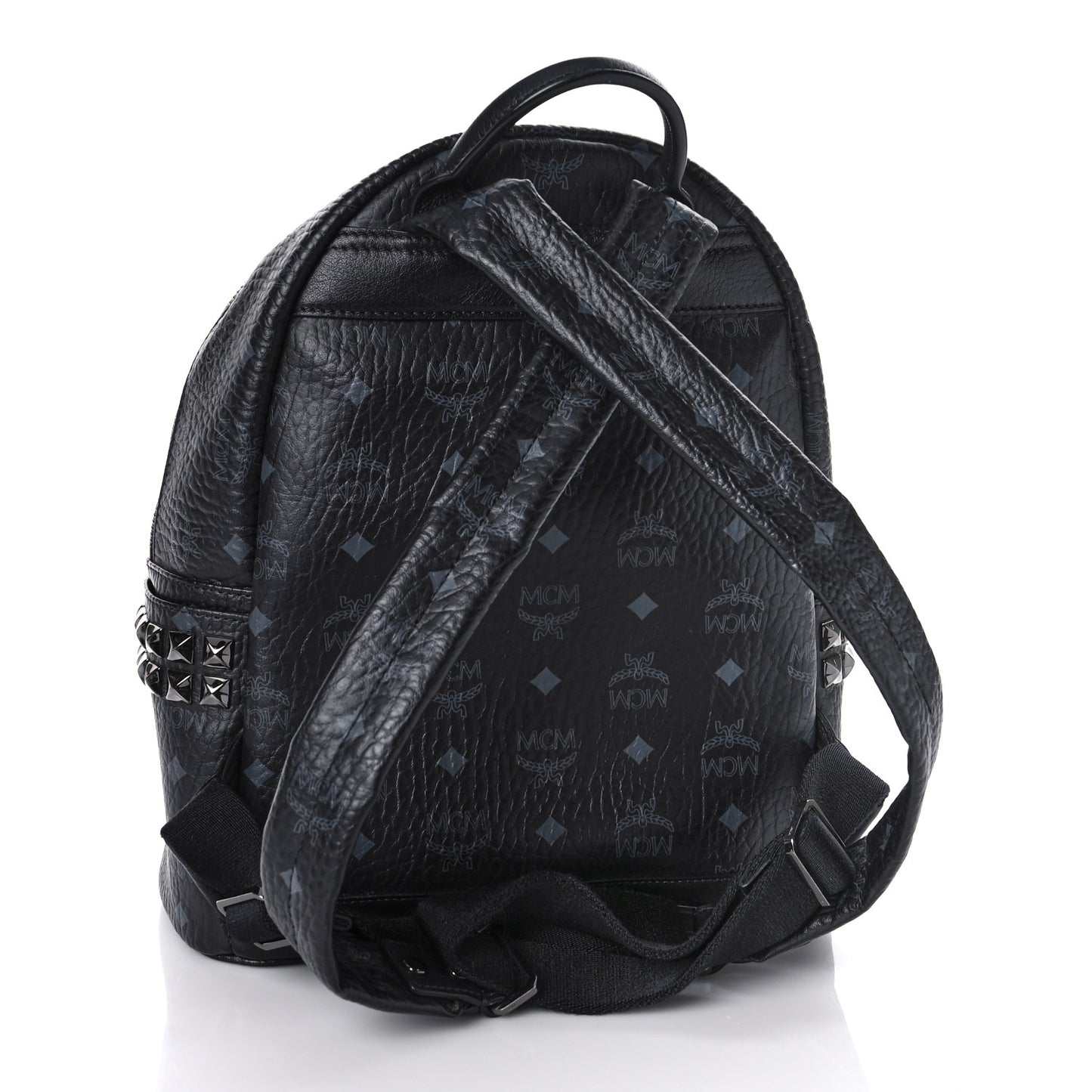 Visetos Small Side Stud Stark Backpack Black