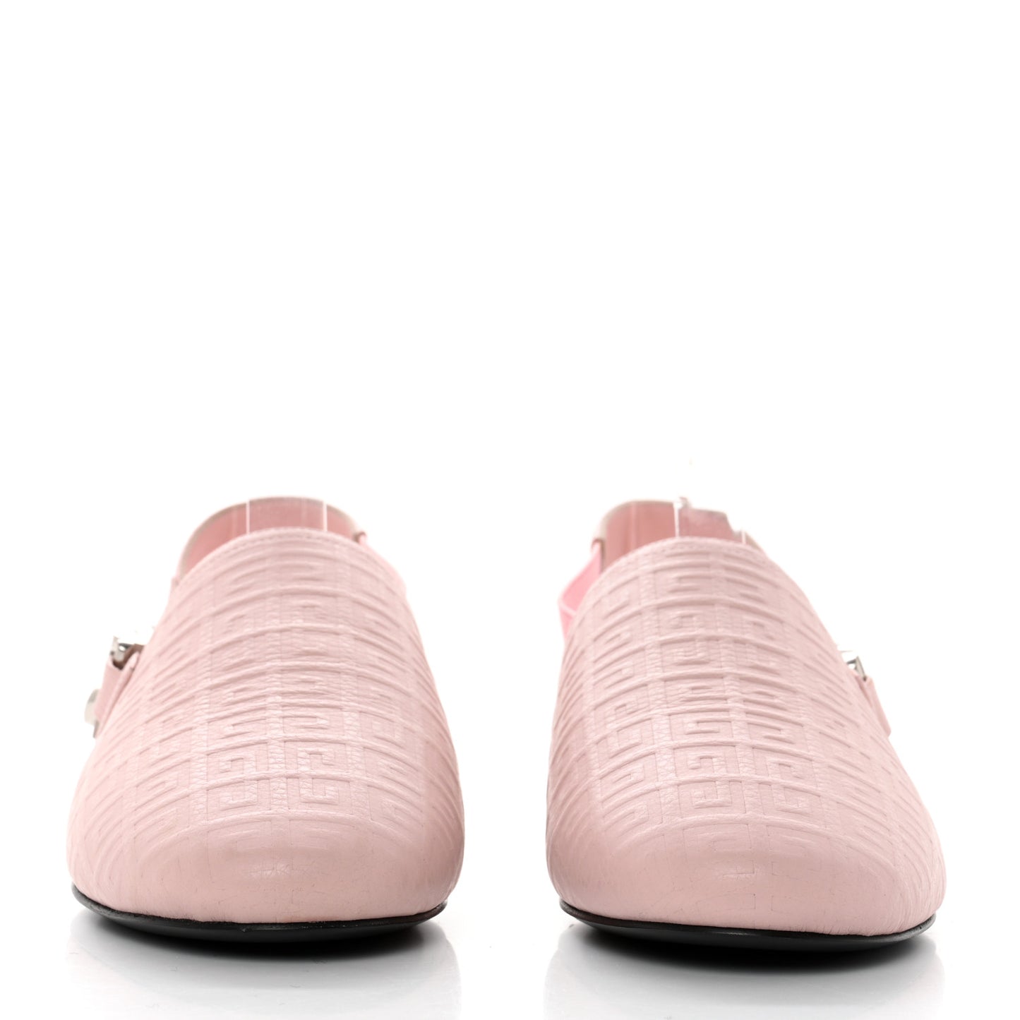 Calfskin G Chain Slingback Mules 37.5 Pink