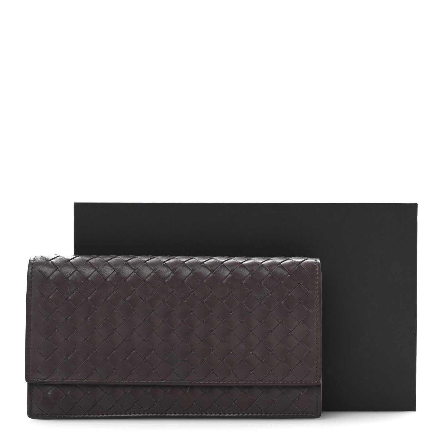 Nappa Intrecciato Continental Flap Wallet Opera