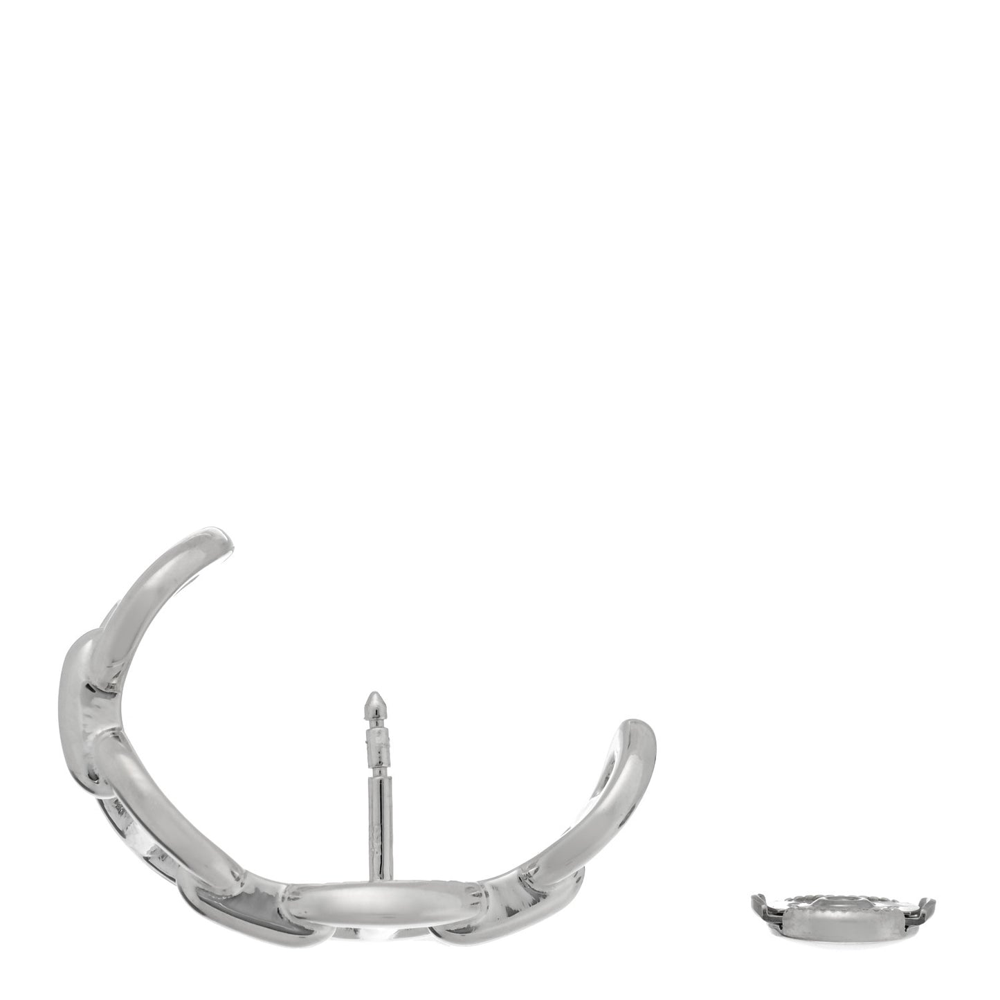Sterling Silver Chaine D'Ancre Enchainee Single Climber Earring