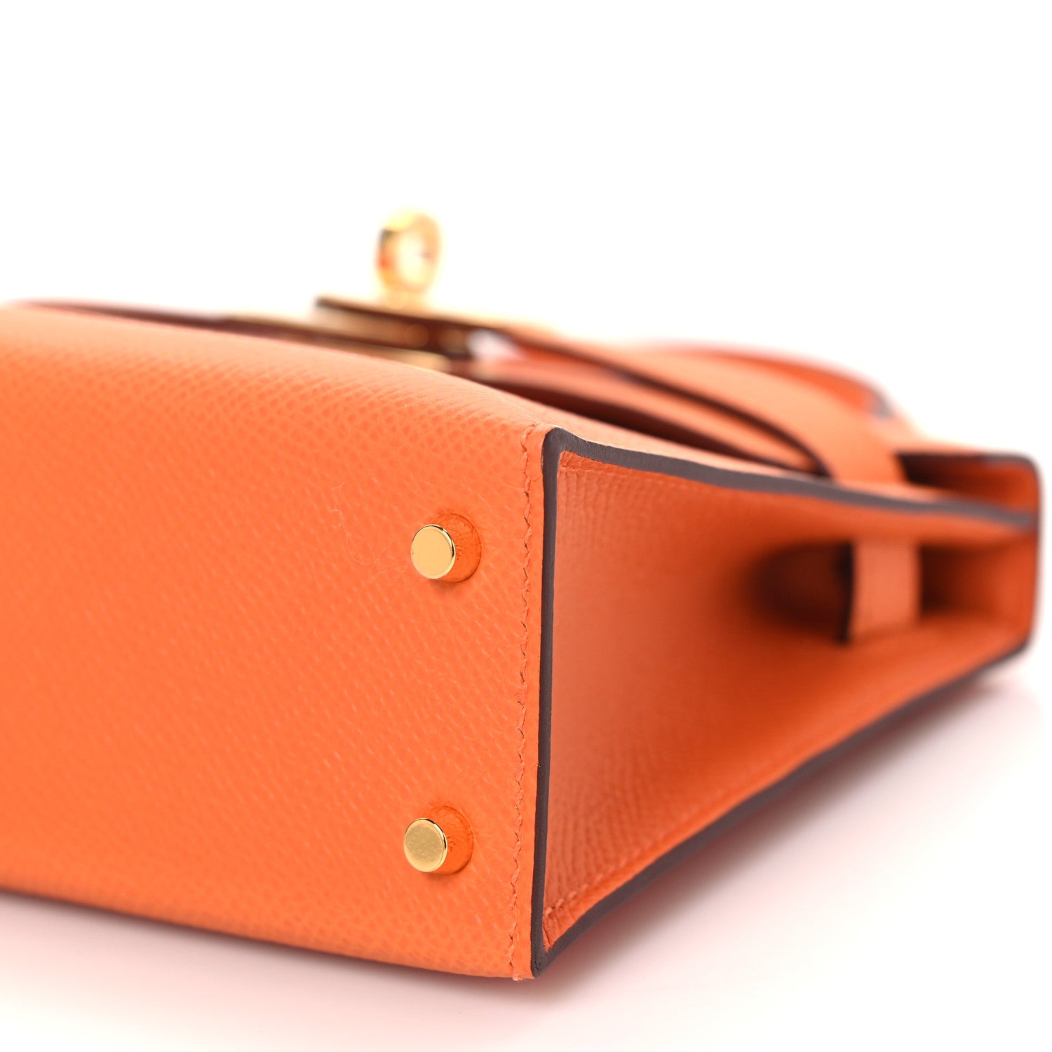 Hermes Epsom Mini Kelly Sellier 20 Orange 14 of 25