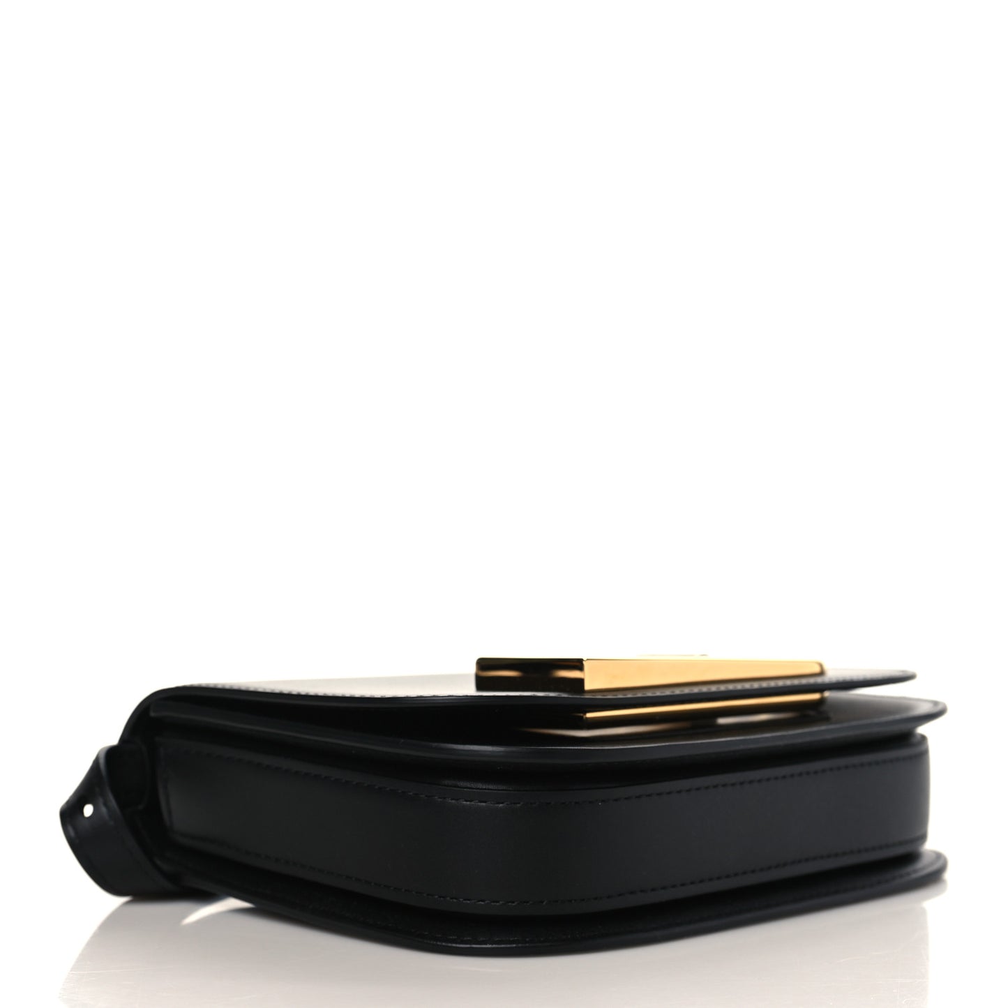 Olen Calfskin Small Lingot Crossbody Black