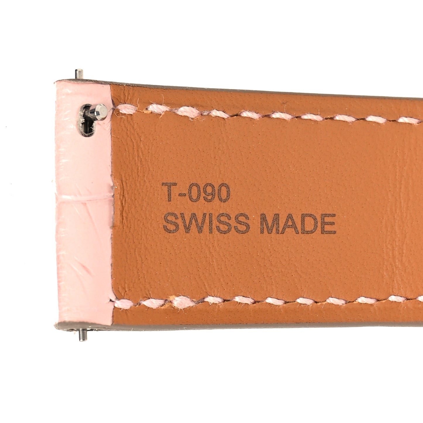 Matte Alligator Cape Cod Watch Strap Rose Pale