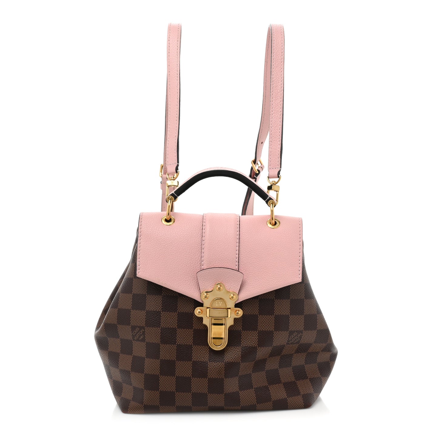 Damier Ebene Clapton Backpack Magnolia