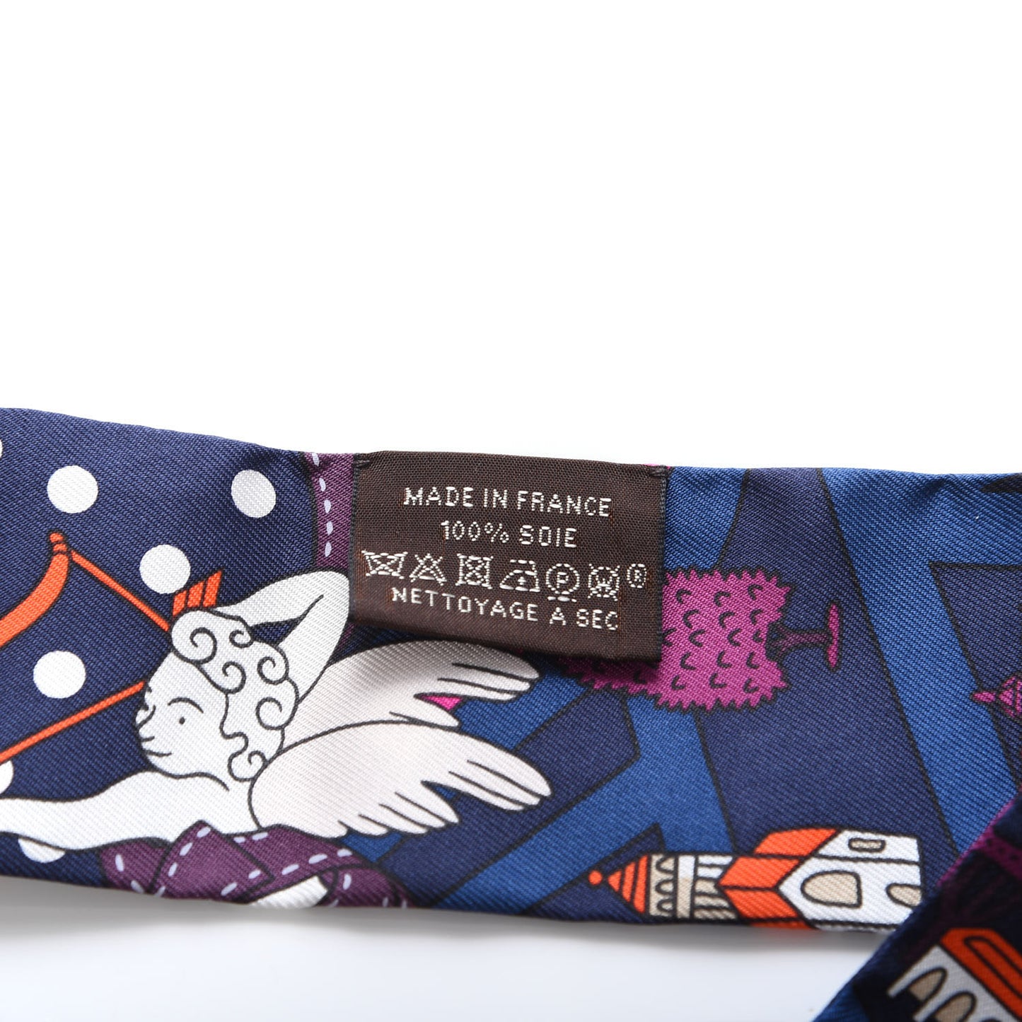Silk Les Nouveaux Amoureux de Paris Twilly Marine Violet White
