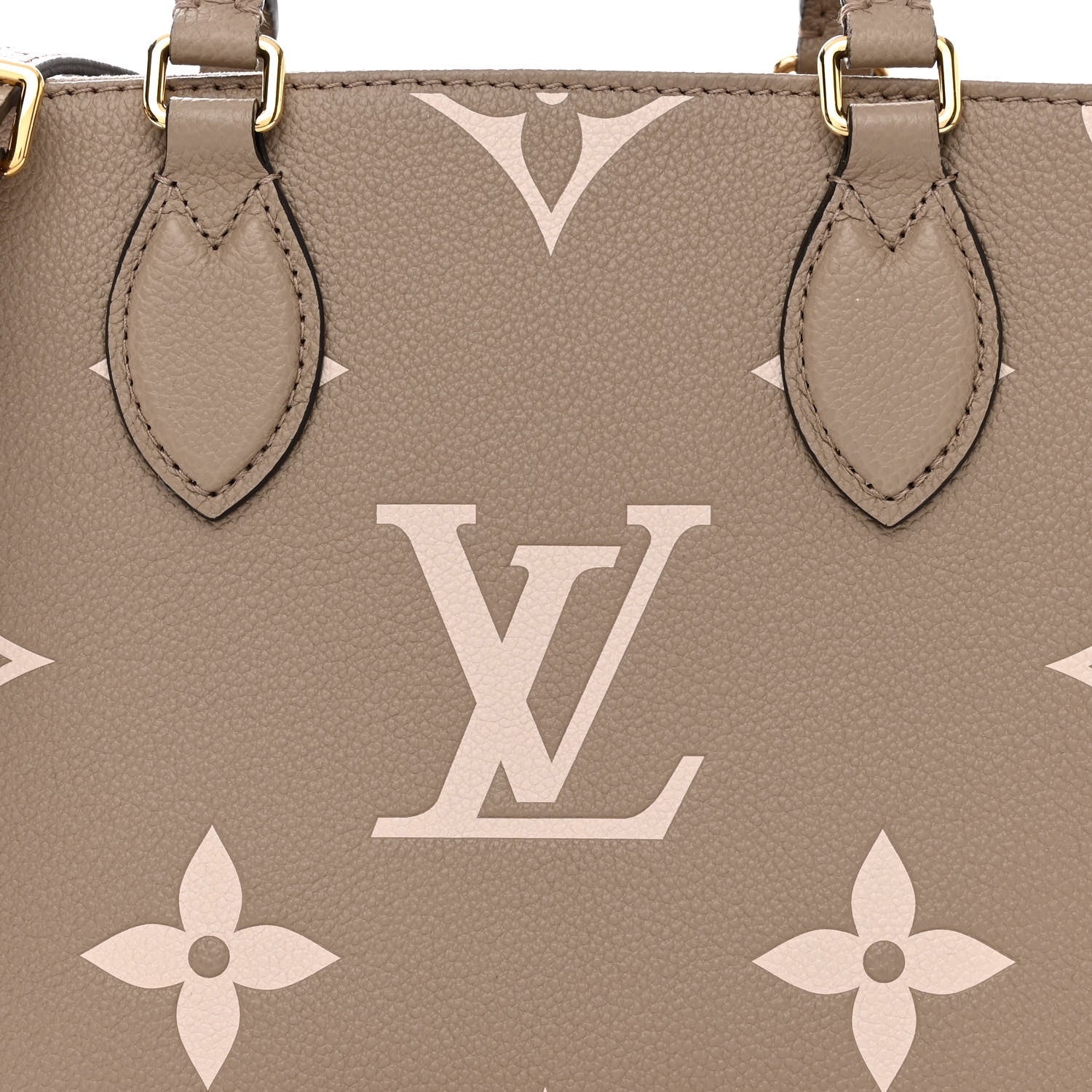 Louis Vuitton Empreinte Monogram Giant Onthego PM Tourterelle Creme 8 of 11