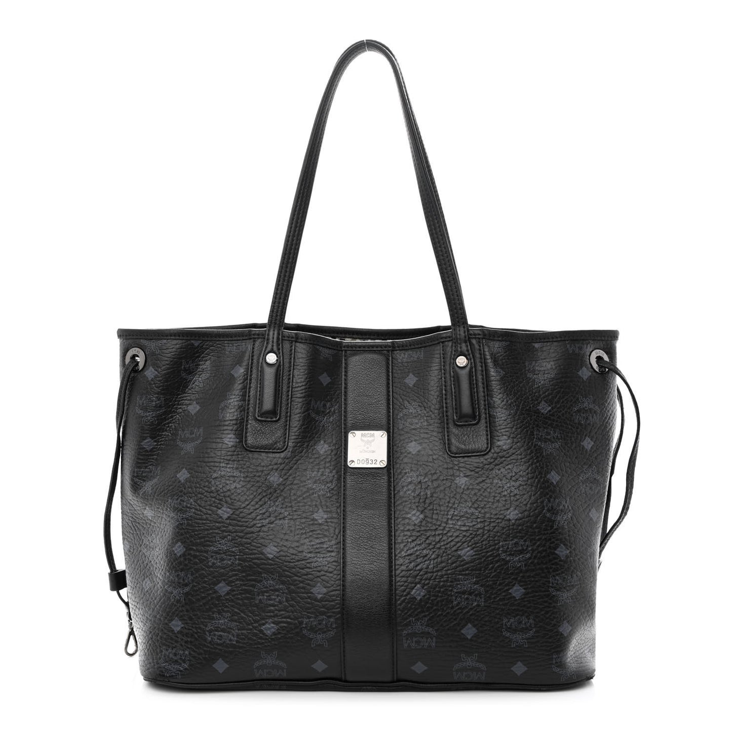Visetos Medium Liz Reversible Shopper Tote Black