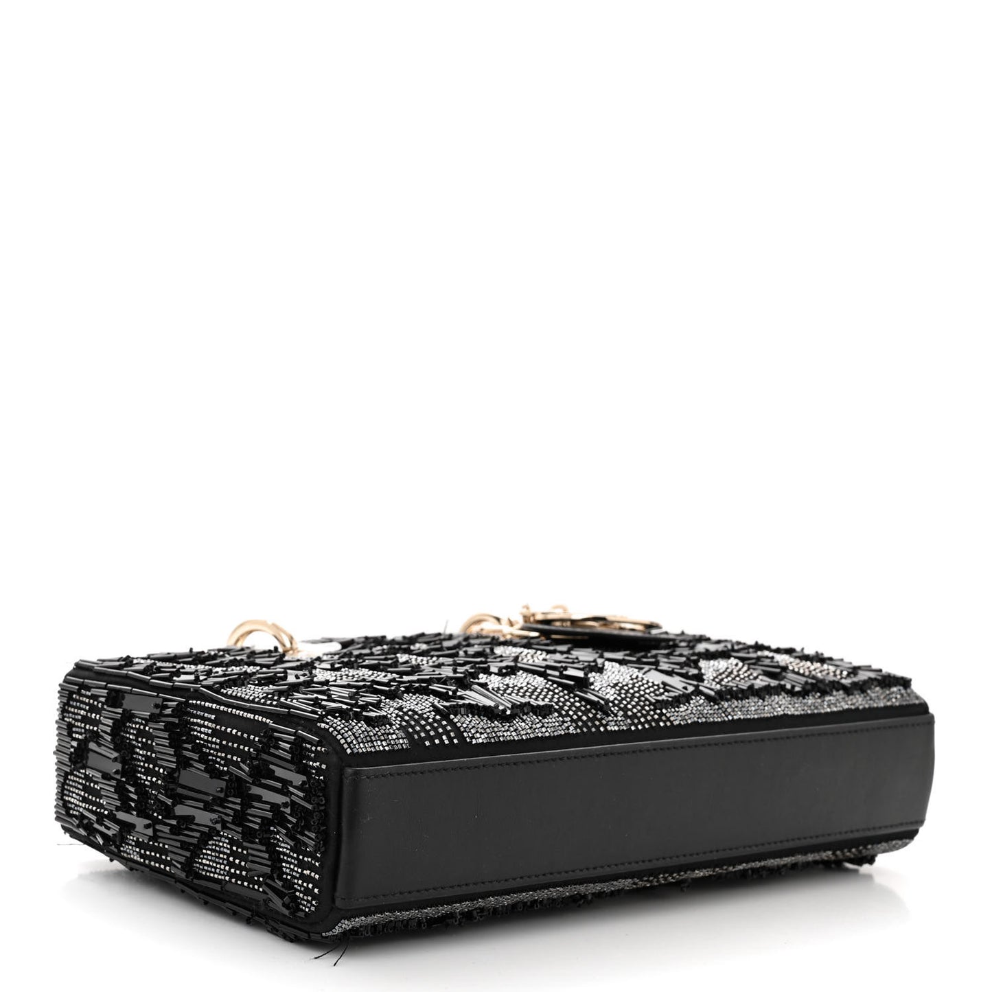 Sequins Beaded Fringe Lady D-Joy Black