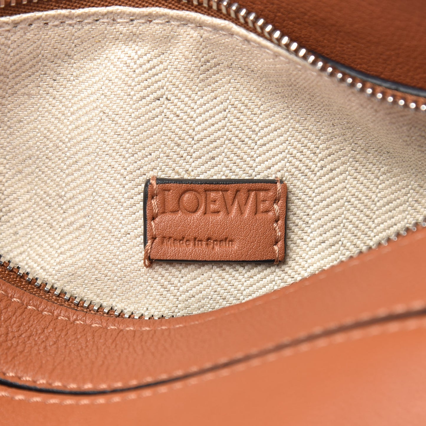 Calfskin Mini Puzzle Bag Tan