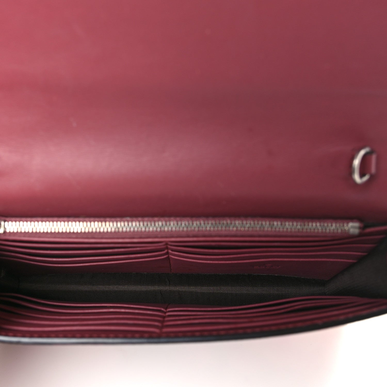 Gucci GG Supreme Monogram Blooms Chain Wallet Beige Multicolor Dry Rose 5 of 11