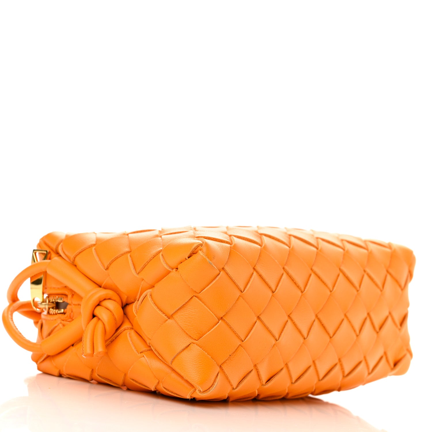 Bottega Veneta Nappa Intrecciato Mini Loop Camera Bag Tangerine 4 of 9