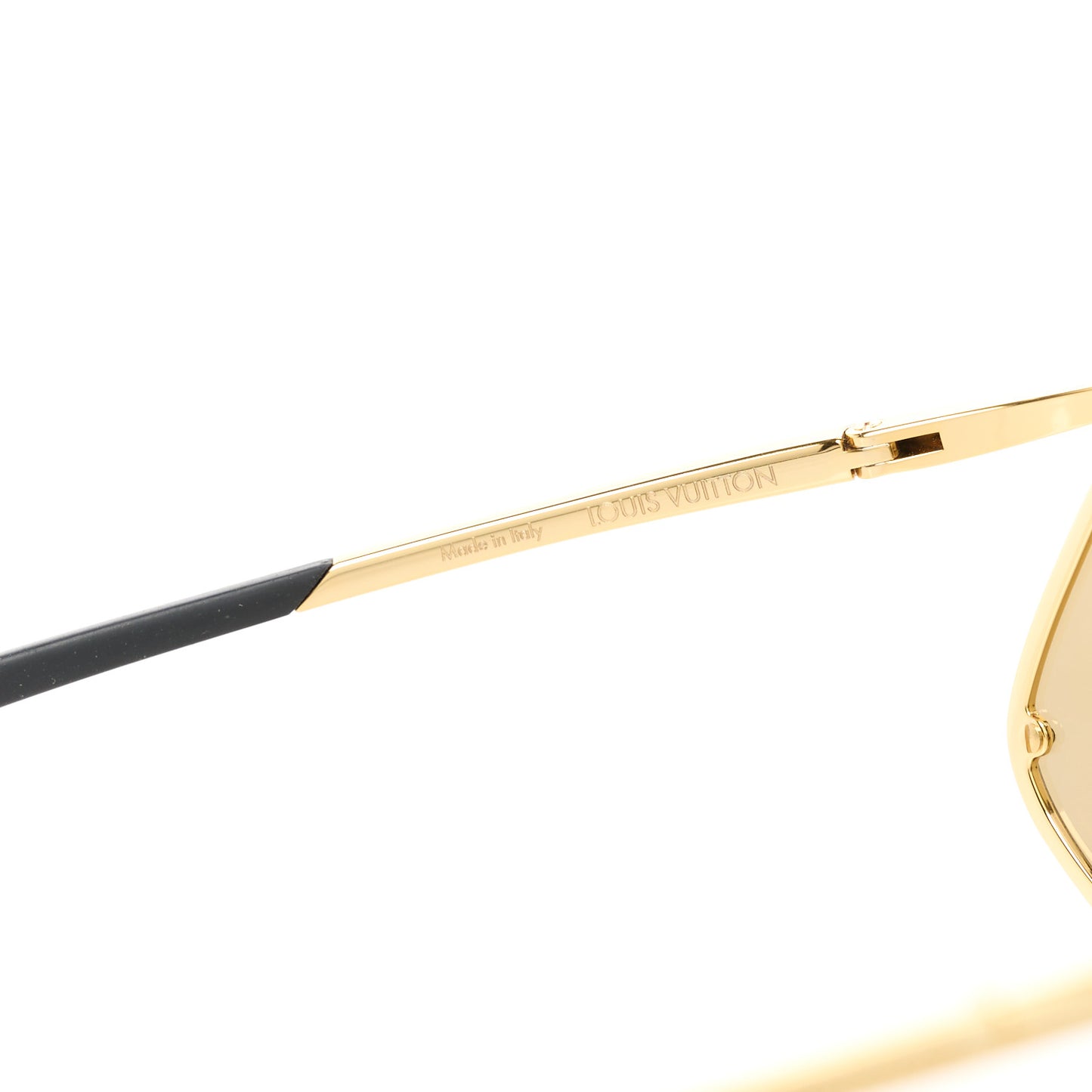 Metal LV Golden Mask Sunglasses Z1649U Gold