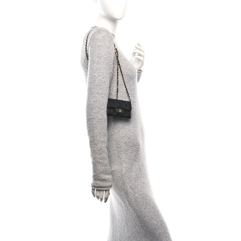 Caviar Quilted Belt Bag Black