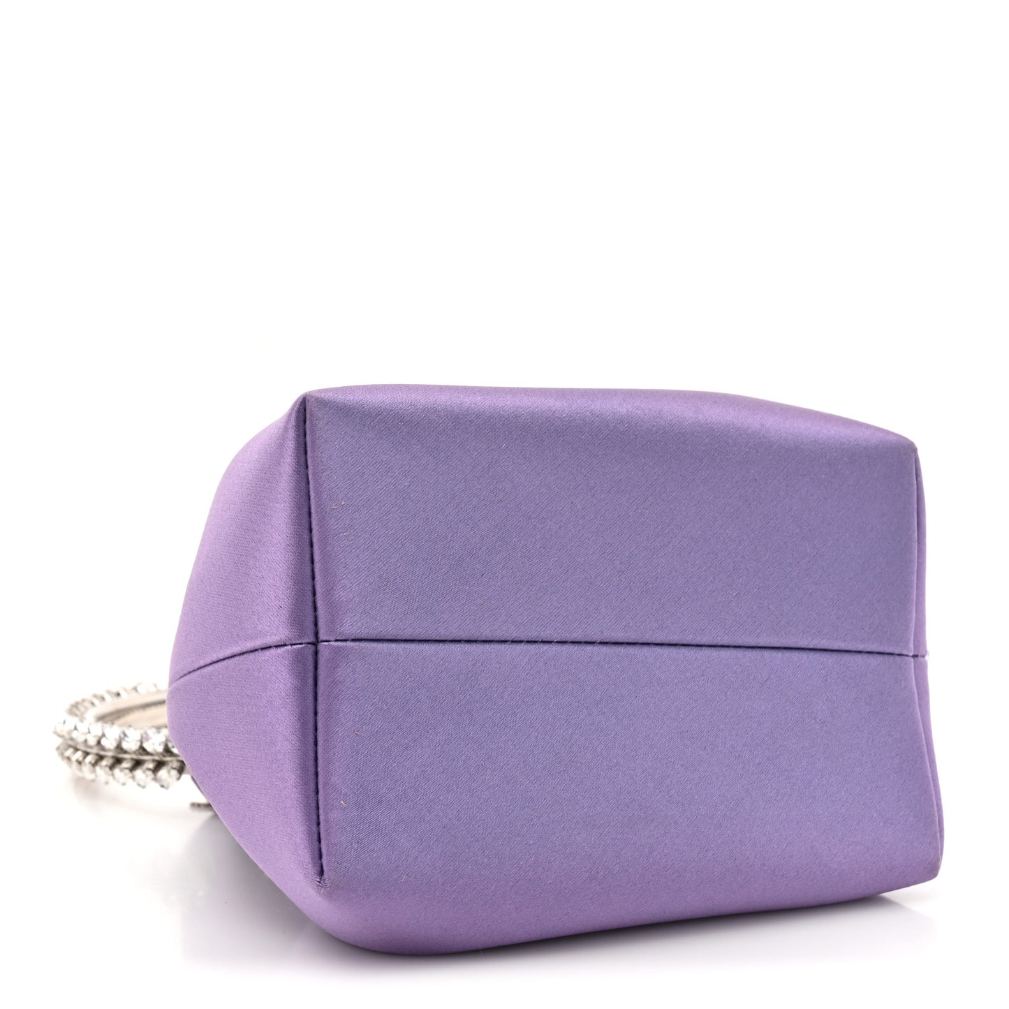 Satin Crystal Embellished Bon Bon Bag Wisteria