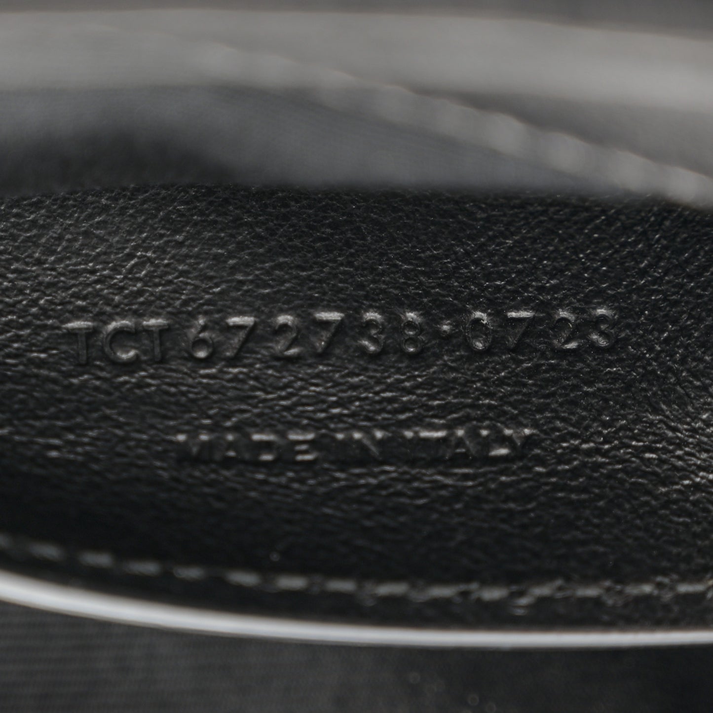 Lambskin Quilted Monogram Mini Nolita Black