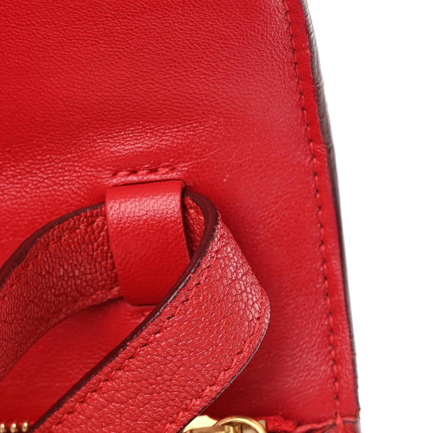 Goatskin Medium Classic Box Flap Bag Dark Pink