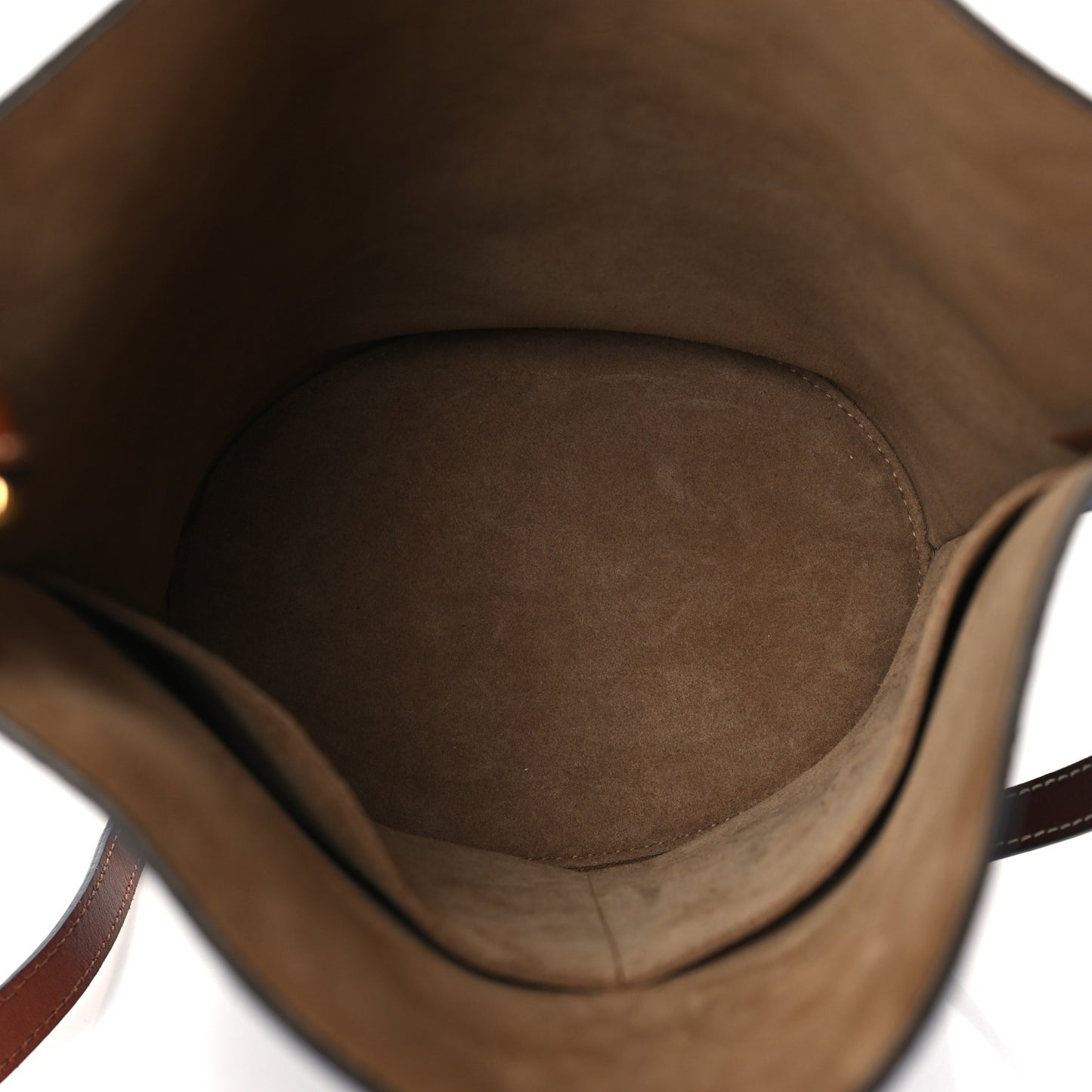 Calfskin Gate Bucket Bag Steel Blue