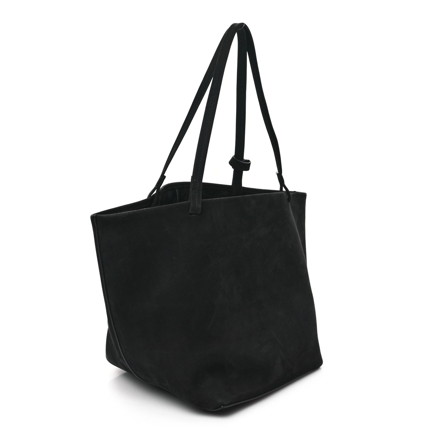 Suede Park Tote Three Black