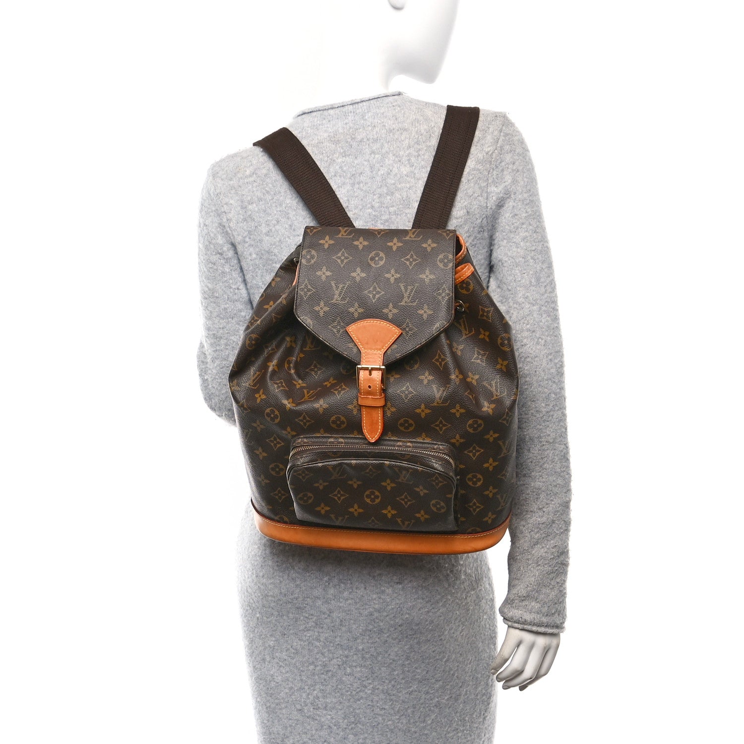 Louis Vuitton Monogram Montsouris GM Backpack 2 of 9