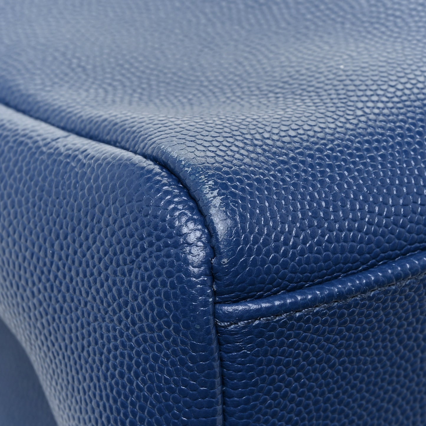 Grain De Poudre Medium West Hollywood Monogram Fold-Over Denim