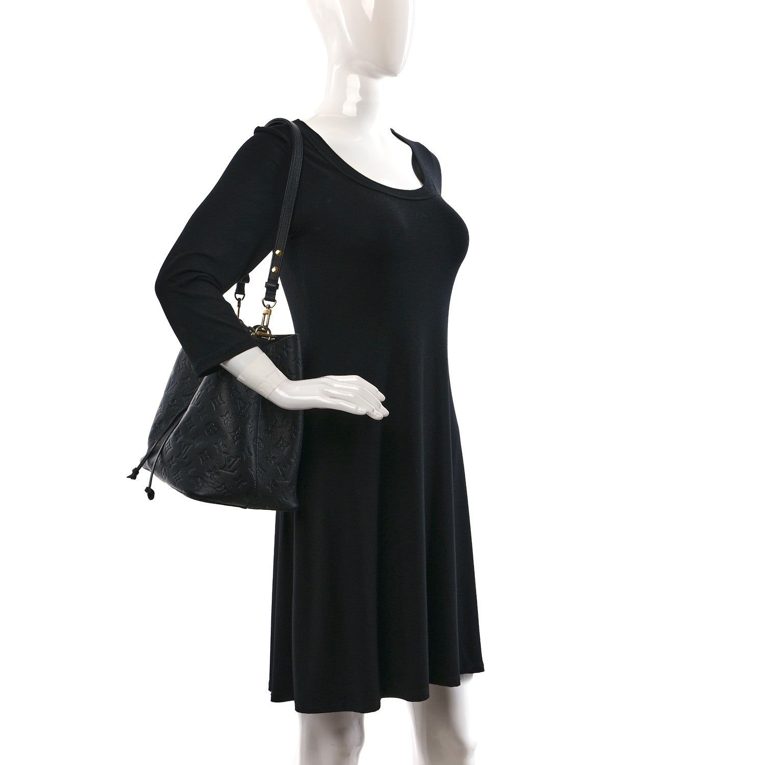 Louis Vuitton Empreinte Neonoe MM Black 2 of 8