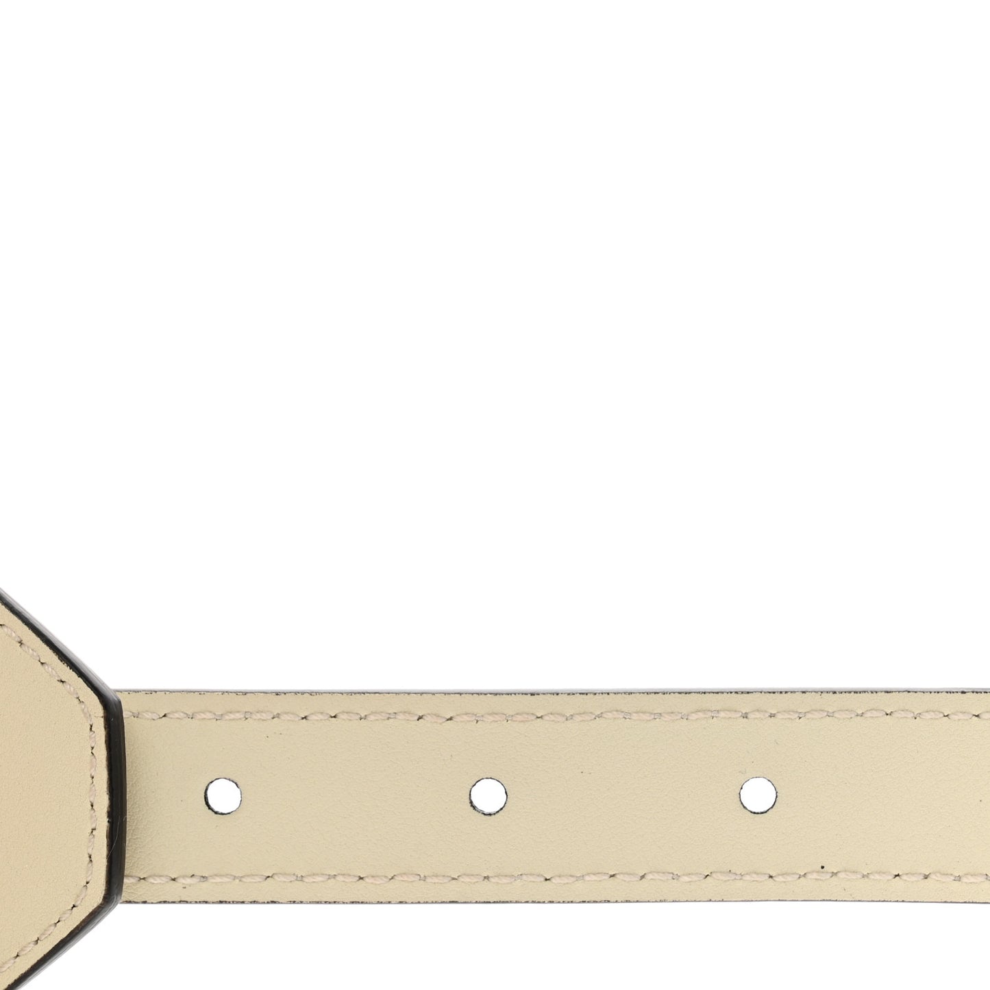 Calfskin GG Marmont Wide Belt 80 32 White