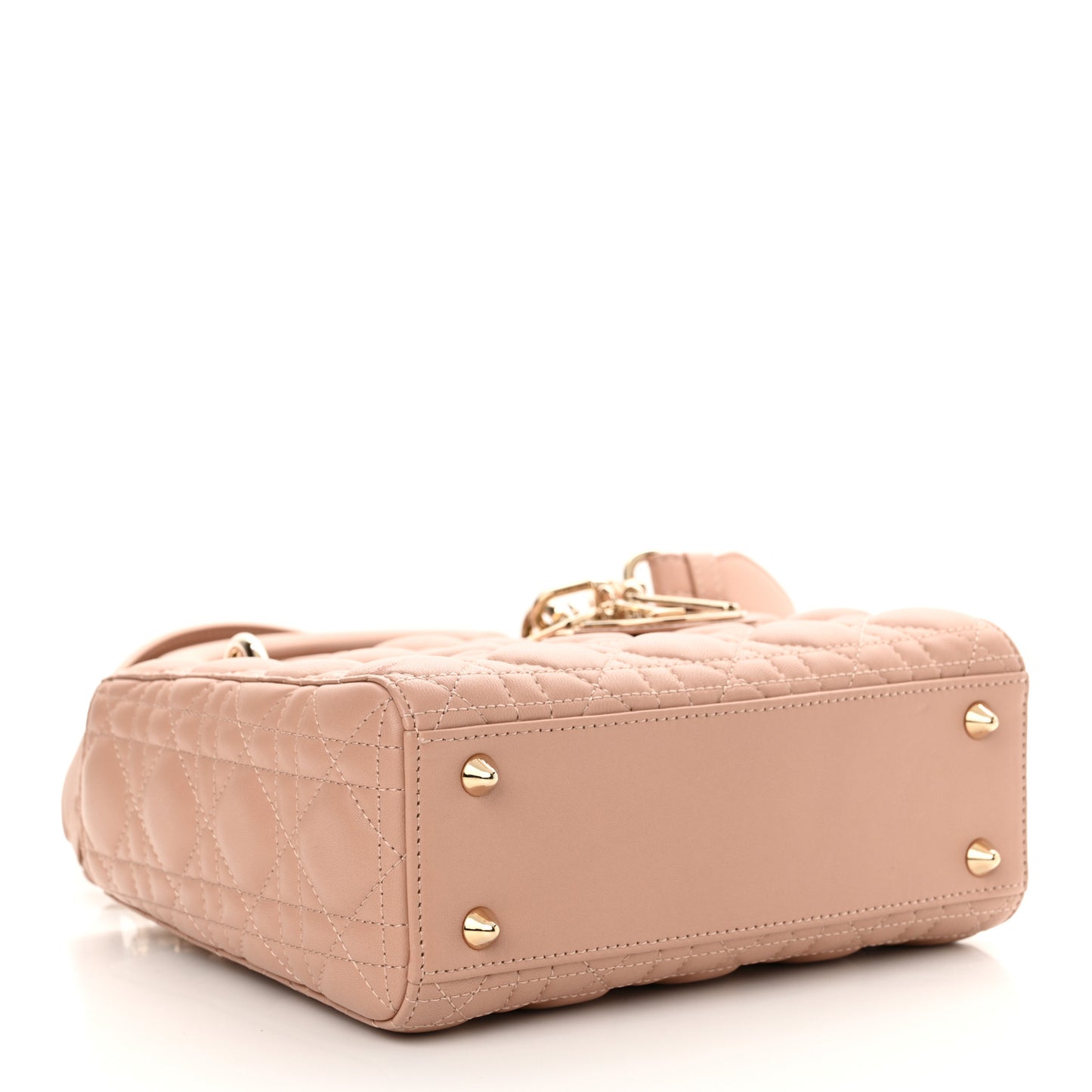 Lambskin Cannage Small My ABC Dior Lady Dior Rose Des Vents