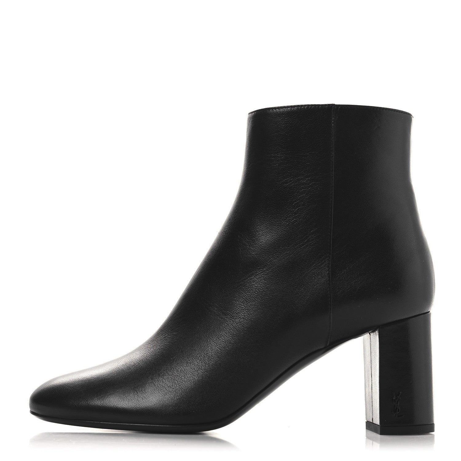 Saint Laurent Nappa Vendome Loulou 70mm Ankle Zip Boot 40 Black