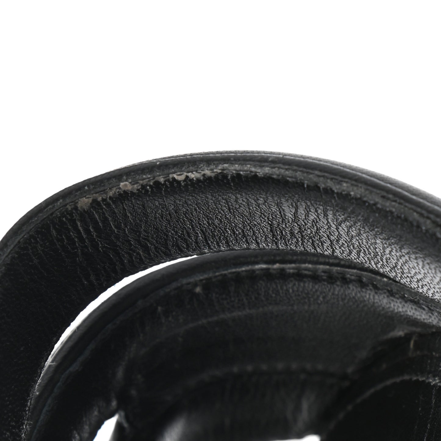 Nappa G Flat Sandals 36 Black