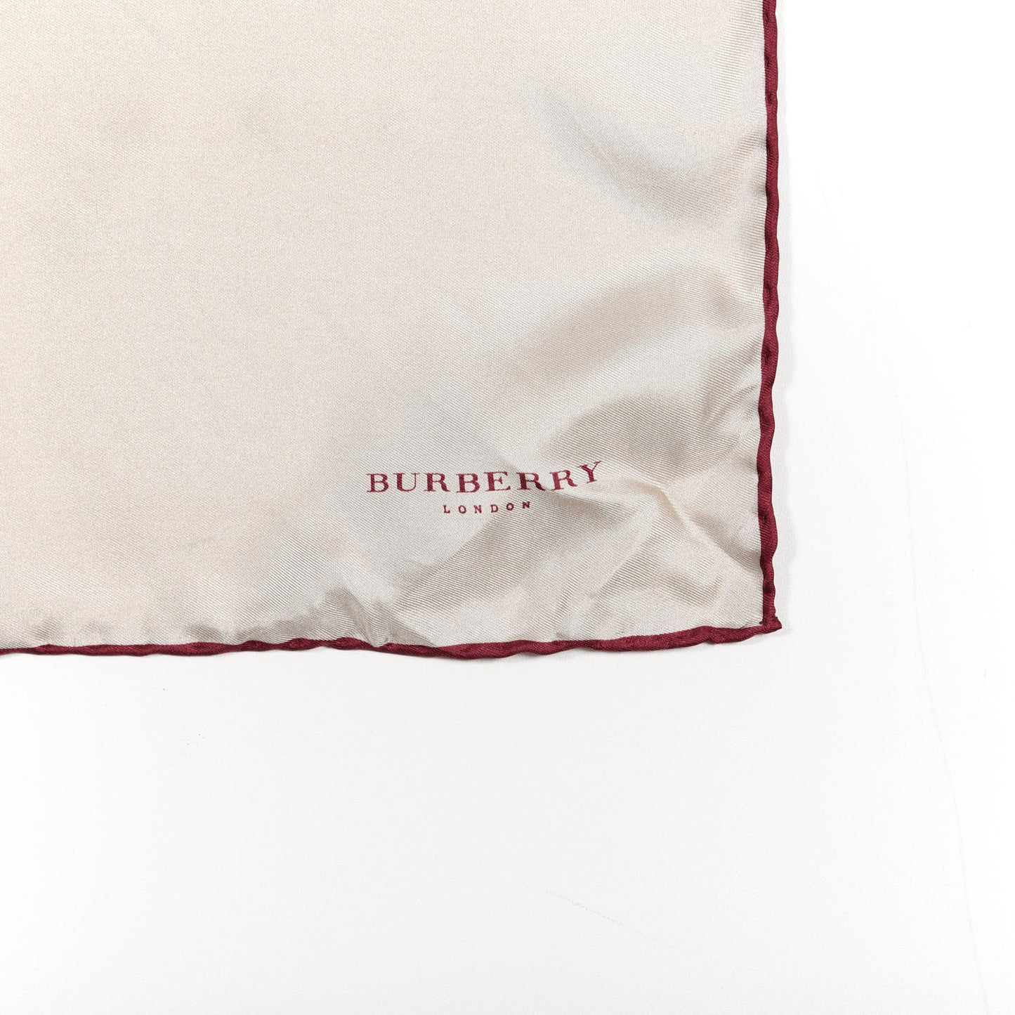 Silk Square Scarf Beige