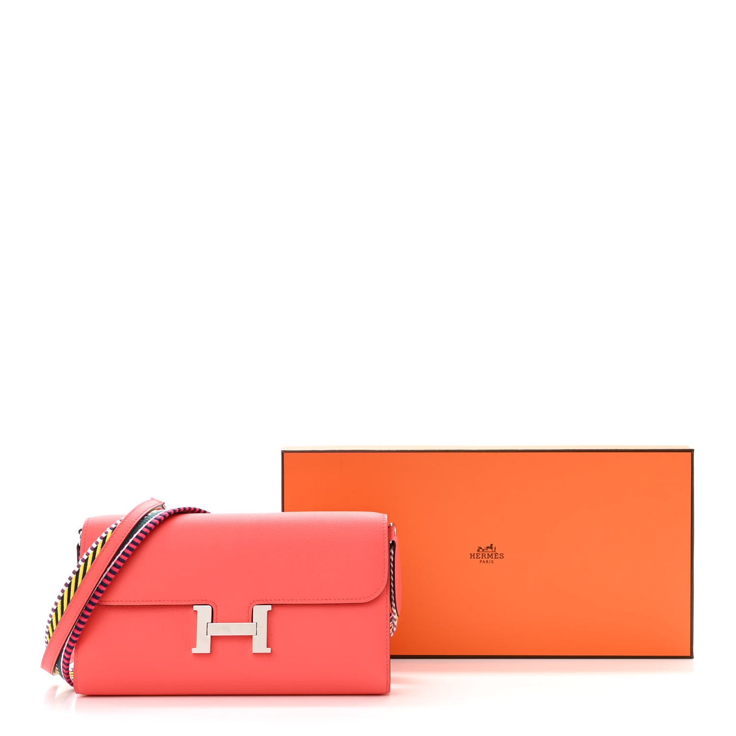 Evercolor Cavale Constance Long Wallet To Go Rose Texas Multicolor