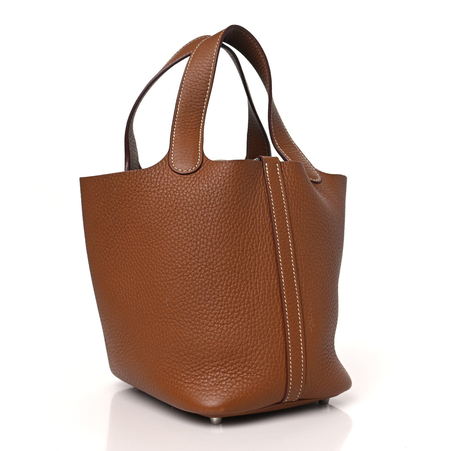 Hermes Taurillon Clemence Picotin Lock 18 PM Gold 3 of 13