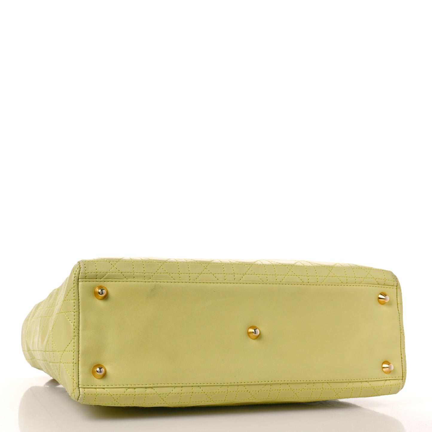 Lambskin Cannage Large Lady Dior Light Green