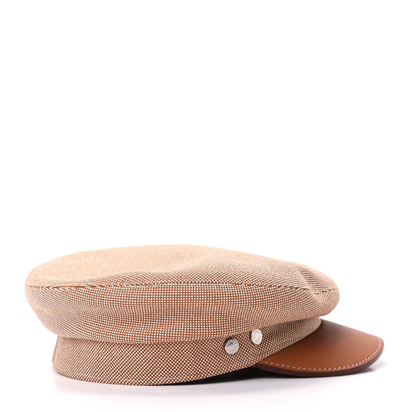 Cotton Silk Swift Clou de Selle Vauban Cap 58 Marron Alezan Gold
