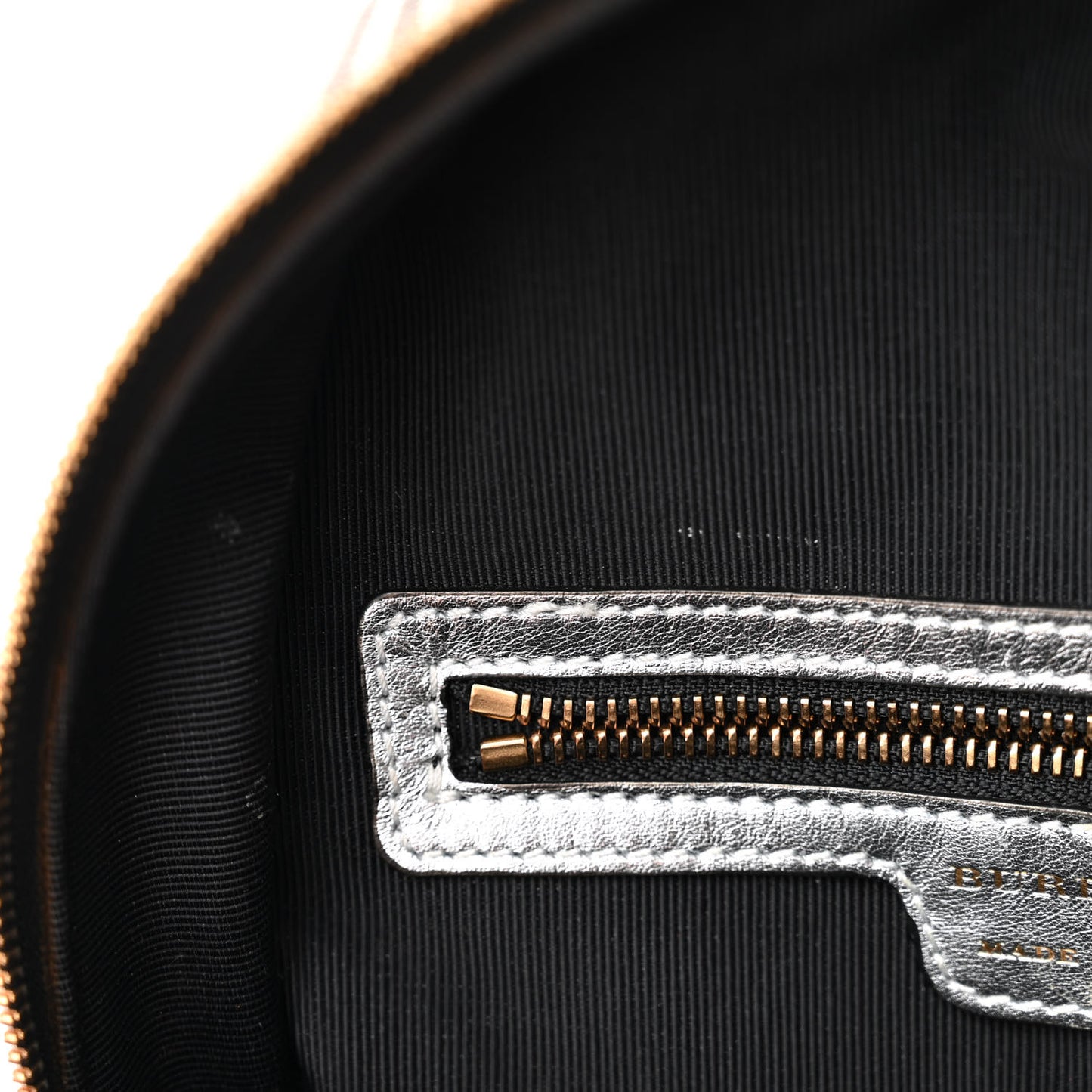 Smooth Calfskin 1983 Knight Check Link Backpack Silver