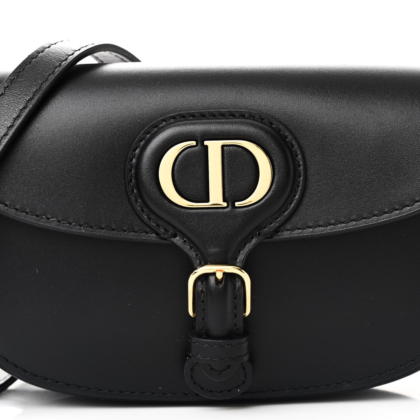 Box Calfskin Mini Bobby Bag Black