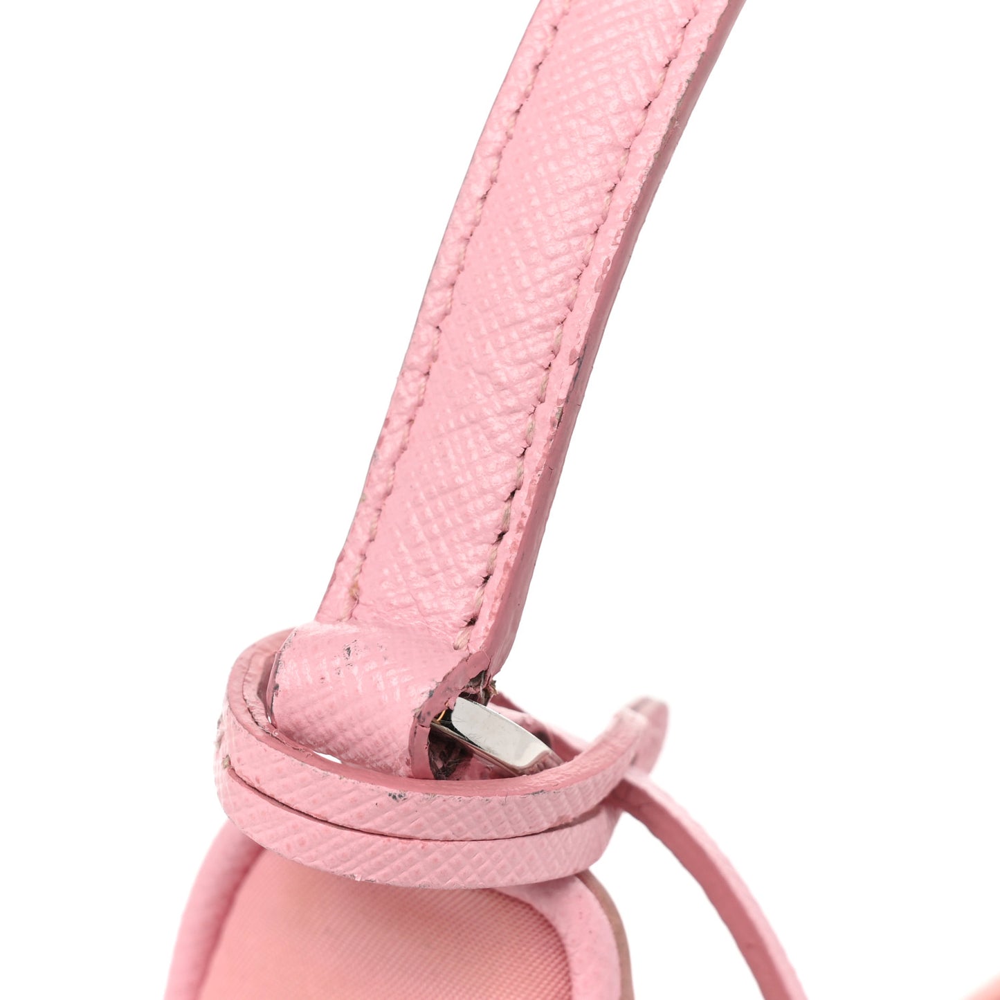 Re-Nylon Saffiano Mini Re-Edition 2005 Bag Rosa