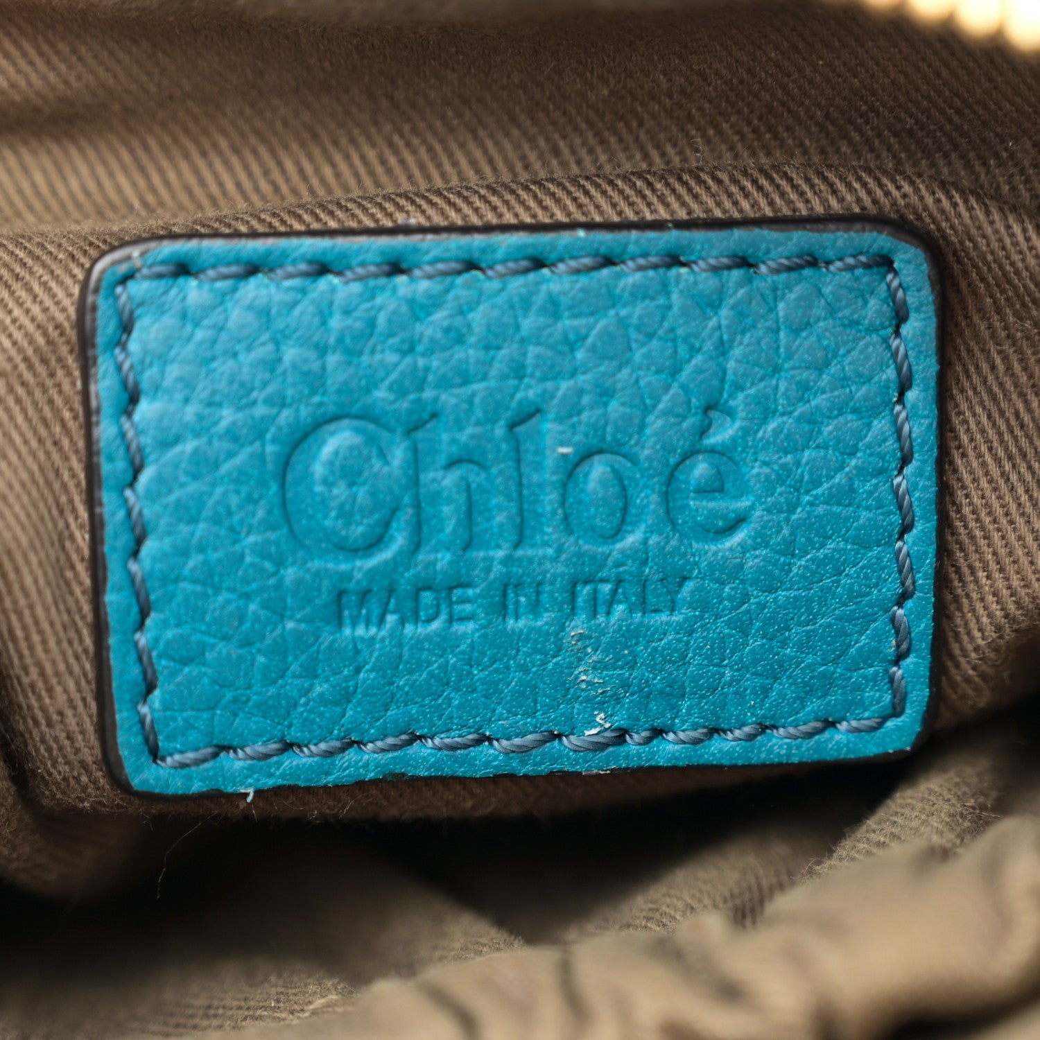 Chloe Calfskin Mini Marcie Satchel Washed Teal 6 of 15