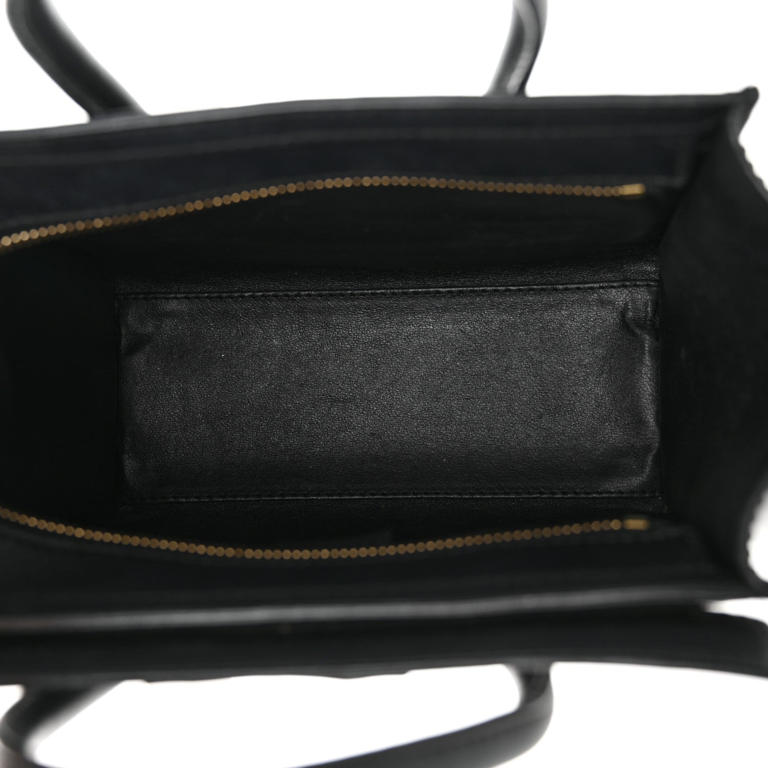 Celine Smooth Calfskin Nano Luggage Black 5 of 14