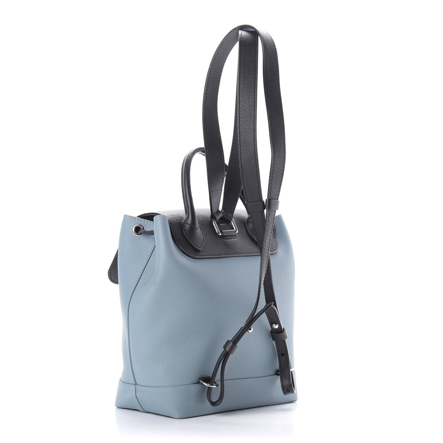 Calfskin Lockme Backpack Sky