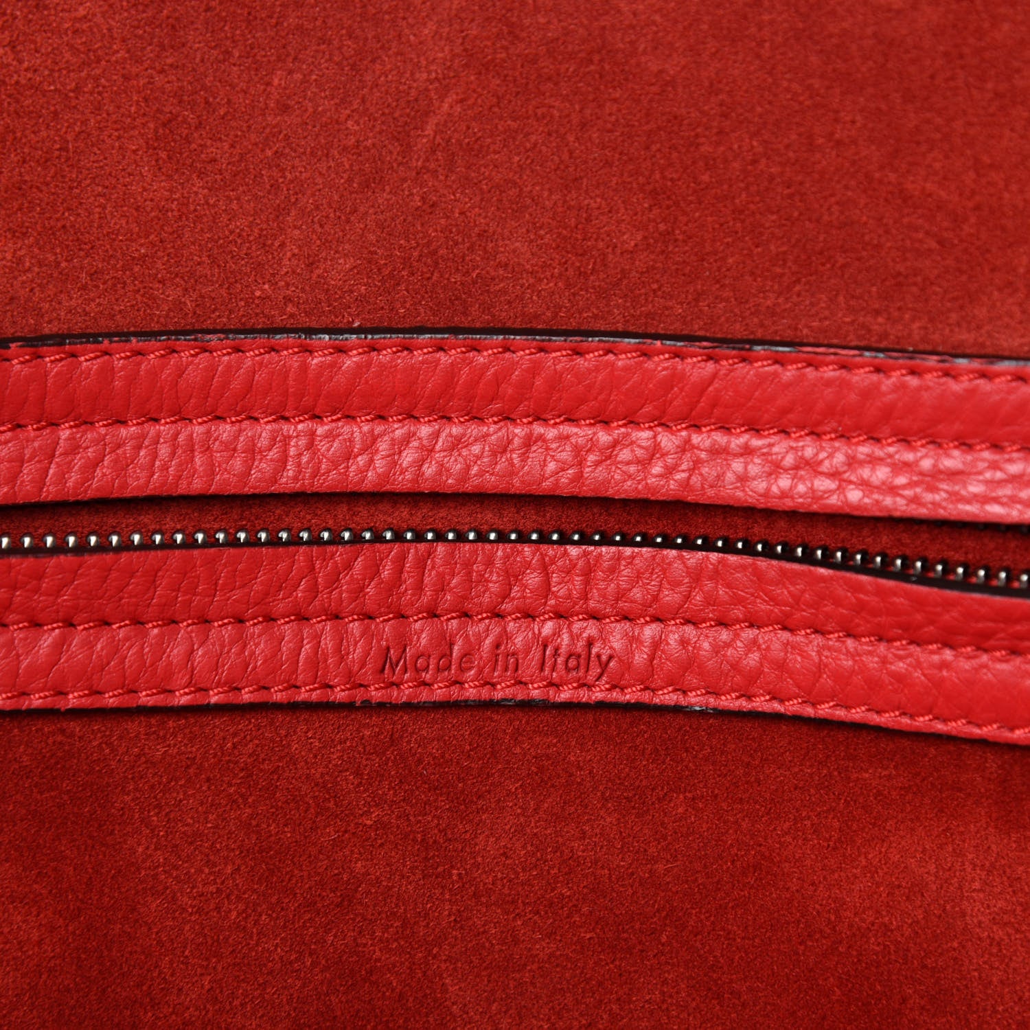 Celine Supple Calfskin Medium Phantom Luggage Vermillion 8 of 10