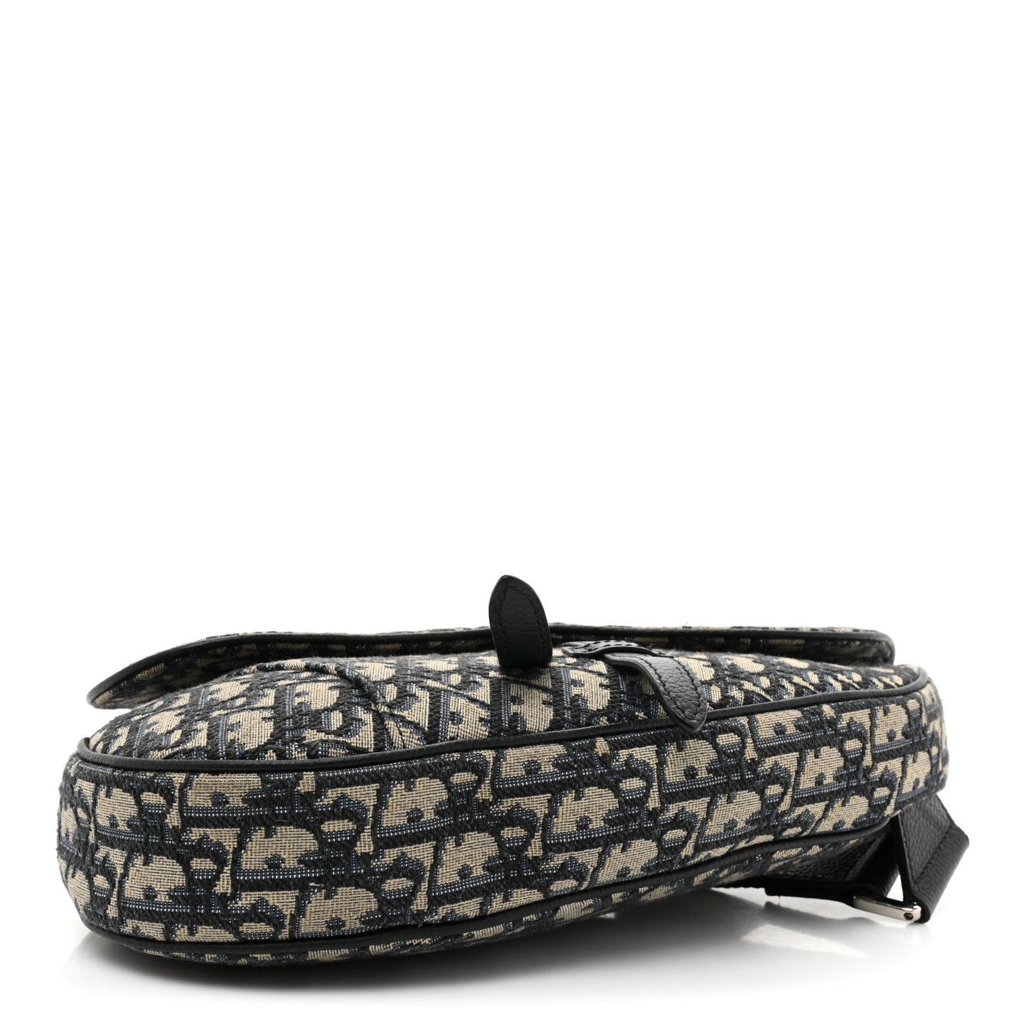 Oblique Mens Saddle Bag Blue