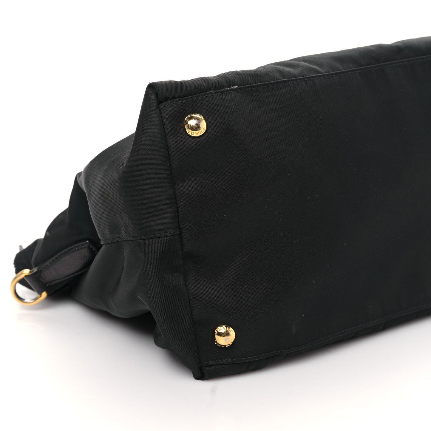 Saffiano Tessuto Nylon Tote Black