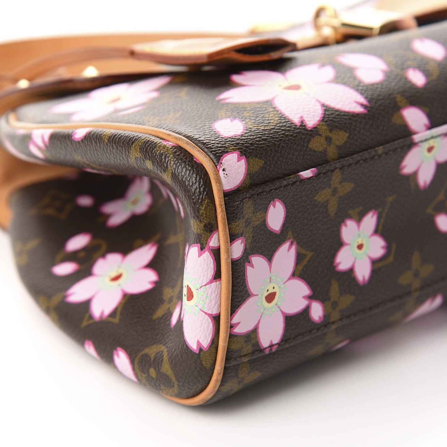 Monogram Cherry Blossom Sac Retro Bag Brown