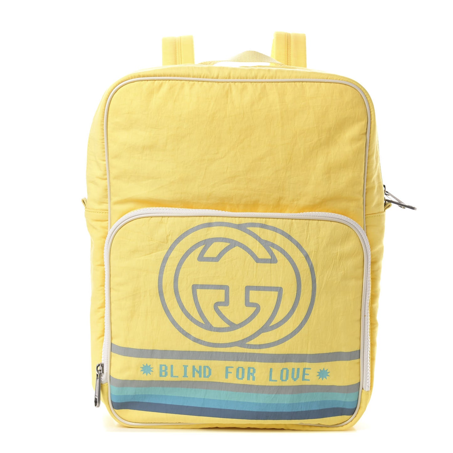 Nylon Twill Blind For Love Backpack Yellow