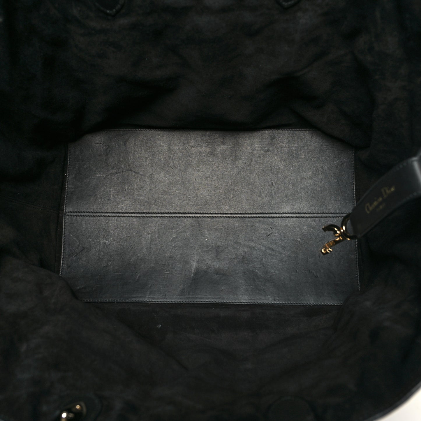 Calfskin Macrocannage Large Toujours Black