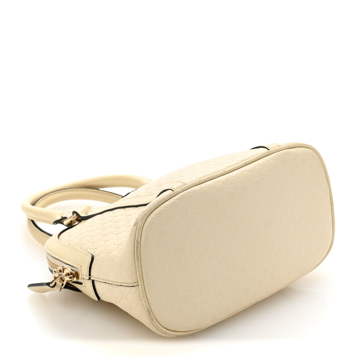Soft Microguccissima Mini Dome Bag Ivoire